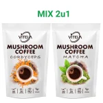 Cordyceps i Matcha kava s gljivama za fokus, detoks i vitalnost