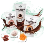 Vitela kava s gljivama pakiranja s Reishi, Lavlja griva i Cordyceps gljivama.