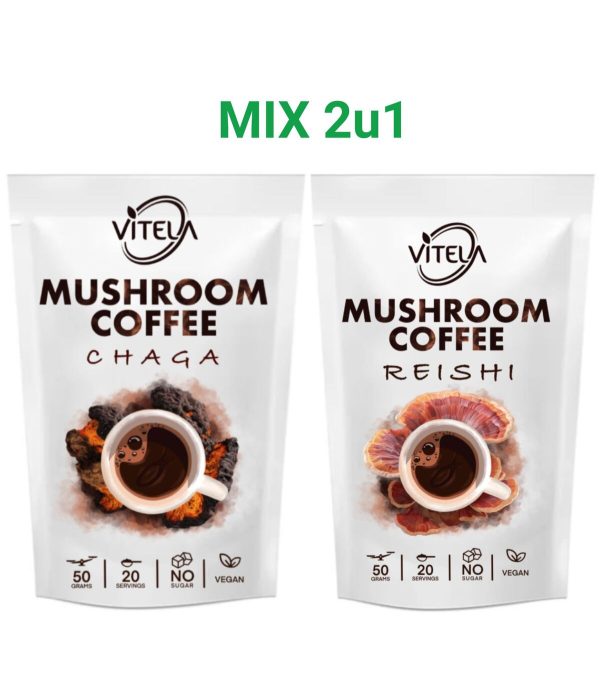 Chaga i Reishi kava s gljivama za jačanje zdravlja i opuštanje