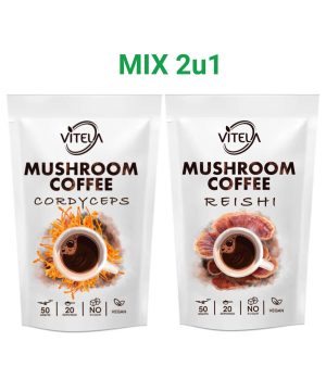 Cordyceps i Reishi kava s gljivama za snagu, opuštanje i podršku organizmu