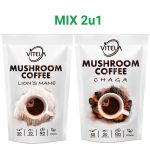 Lavlja griva i Chaga kava s gljivama za fokus, koncentraciju i jačanje imuniteta