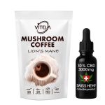 Lavlja griva kava s gljivama i CBD ulje 3000 mg