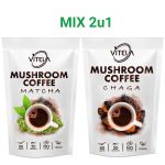 Matcha i Chaga kava s gljivama za prirodnu energiju i jačanje imuniteta