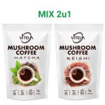 Matcha i Reishi kava s gljivama za prirodnu energiju i smirenje