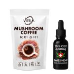 Reishi kava s gljivama i CBD ulje 3000 mg