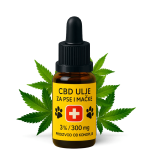 Bočica CBD ulja za pse i mačke 3% 300mg – proizvod od konoplje