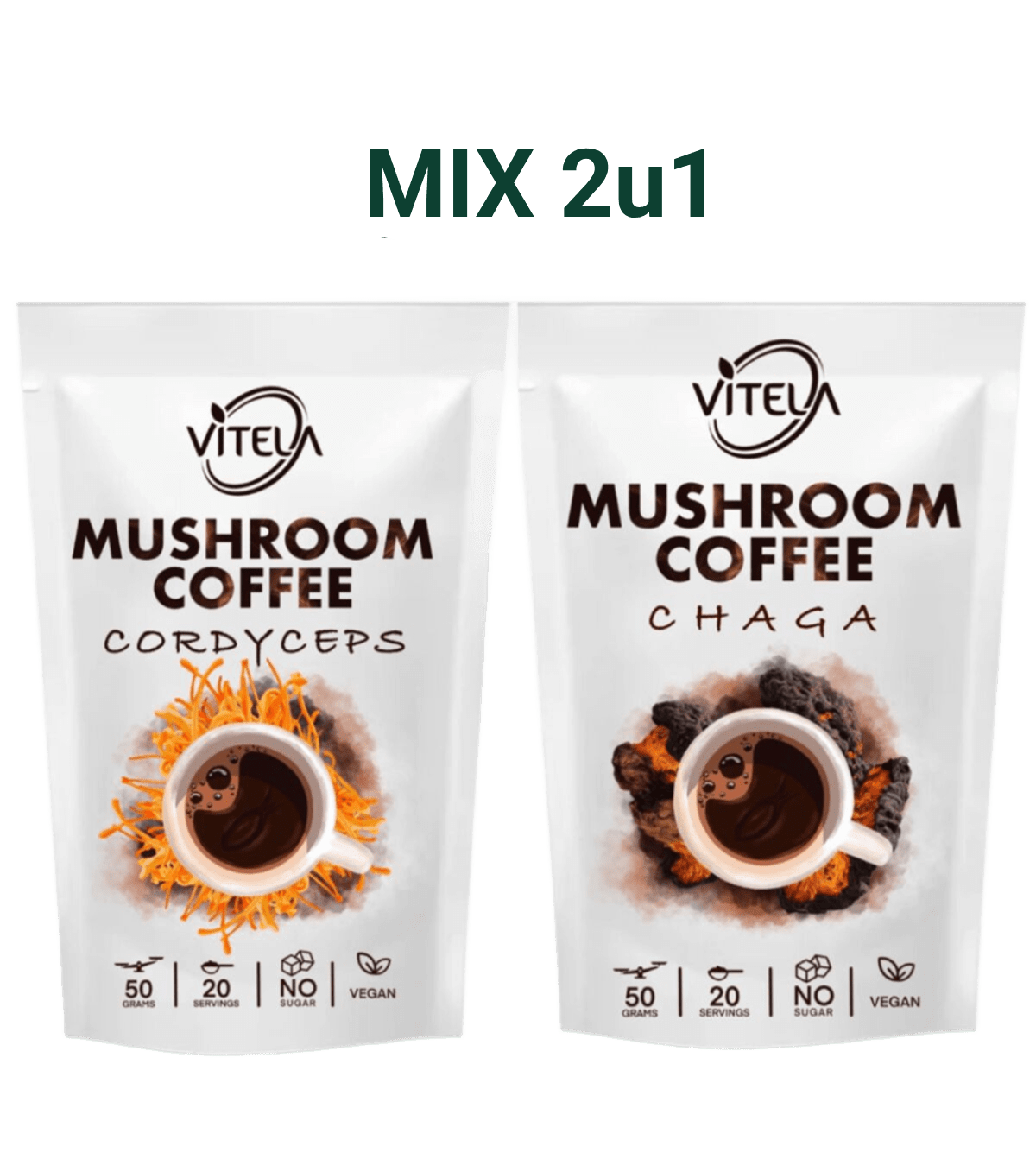 Cordyceps i Chaga kava s gljivama za energiju, otpornost i zdravlje