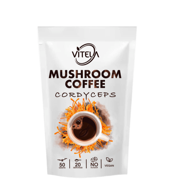 Cordyceps kava s gljivama za povećanje energije i sportske performanse