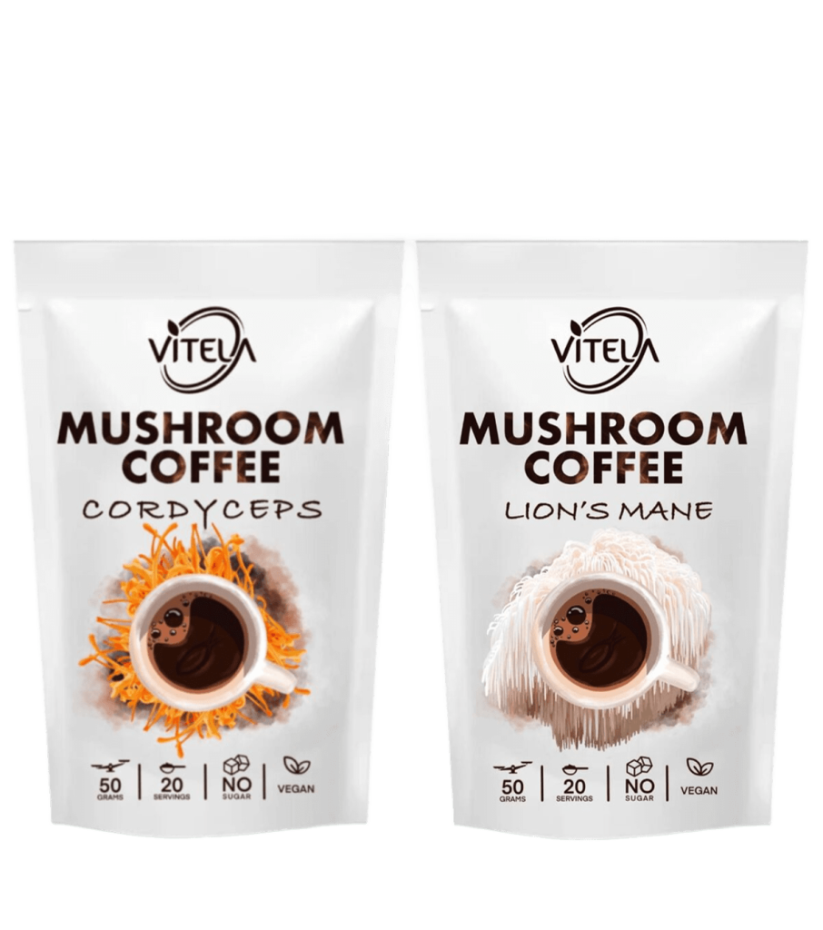 Cordyceps i Lavlja griva kava za energiju, fokus i zdravlje mozga