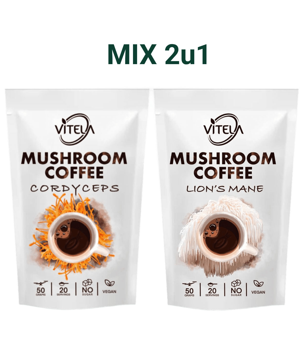 Cordyceps i Lavlja griva kava za energiju, fokus i zdravlje mozga