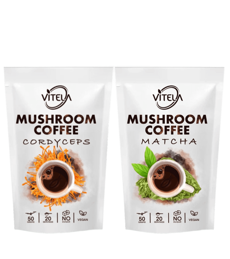 Cordyceps i Matcha kava s gljivama za fokus, detoks i vitalnost