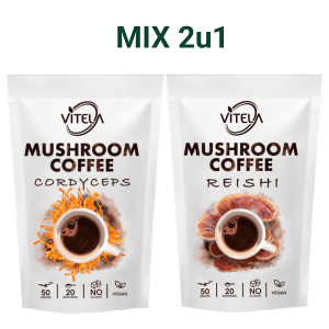 Cordyceps i Reishi kava s gljivama za snagu, opuštanje i podršku organizmu