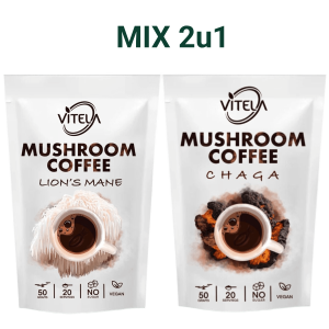 Lavlja griva i Chaga kava s gljivama za fokus, koncentraciju i jačanje imuniteta