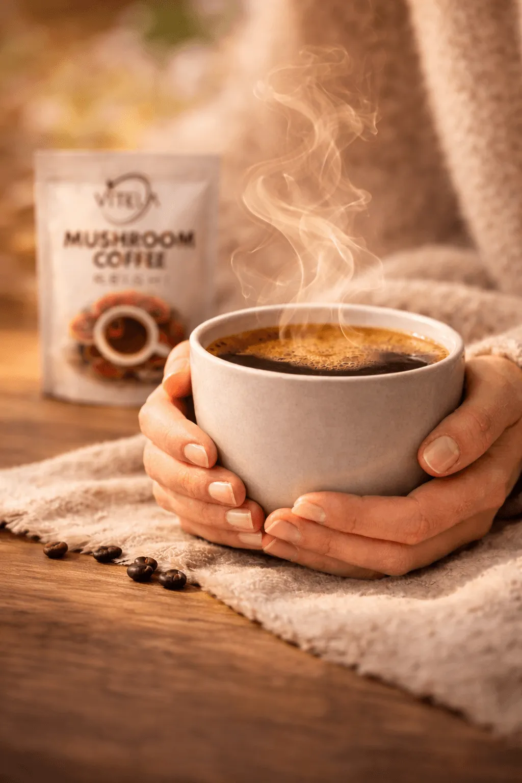 Vitela kava s gljivama