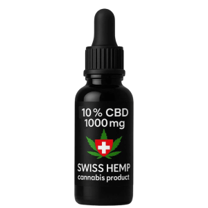 Bočica CBD ulja od konoplje 10% CBD 1000mg.