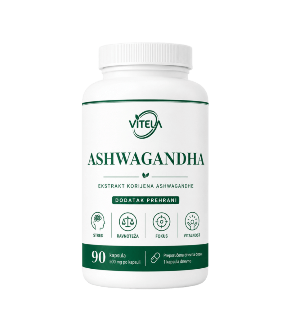Vitela Ashwagandha ekstrakt korijena, 90 kapsula