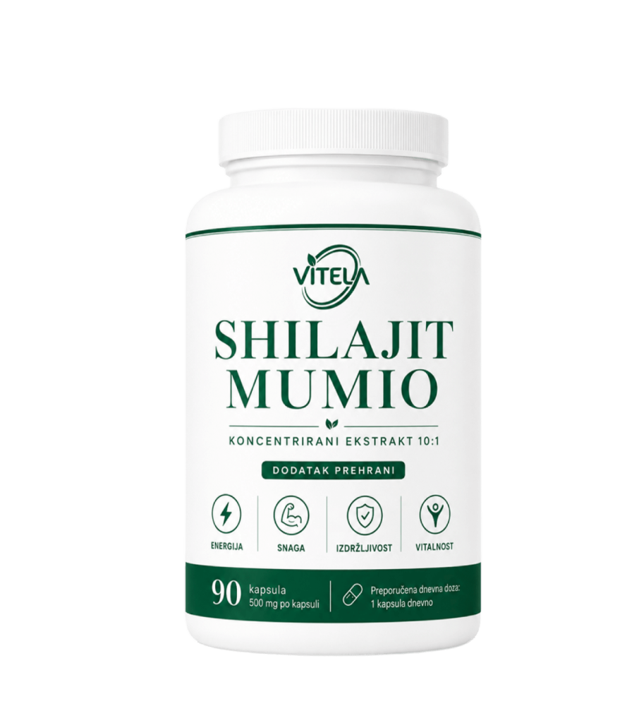 Vitela Shilajit Mumio koncentrirani ekstrakt 10:1, 90 kapsula