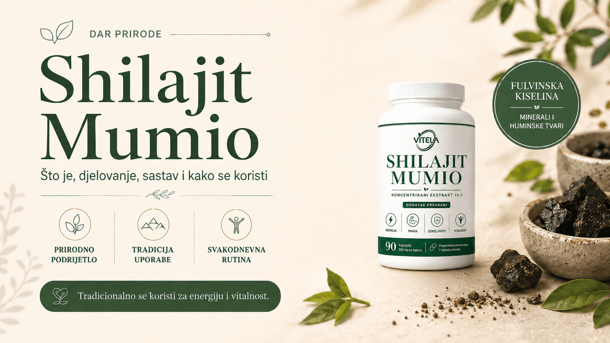 Shilajit Mumio s kapsulama i prirodnom smolom – sastav, djelovanje i način uporabe