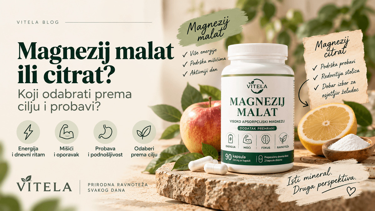 Magnezij malat ili citrat – usporedba prema cilju i probavi
