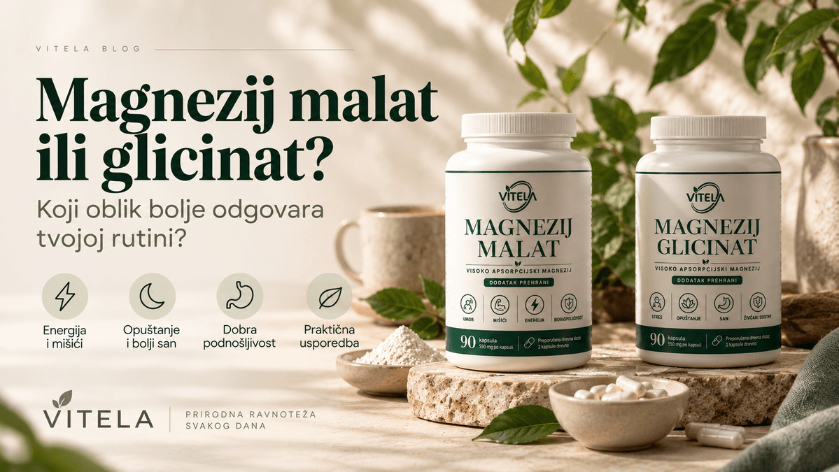 Magnezij malat ili glicinat – usporedba za energiju, mišiće, opuštanje i san