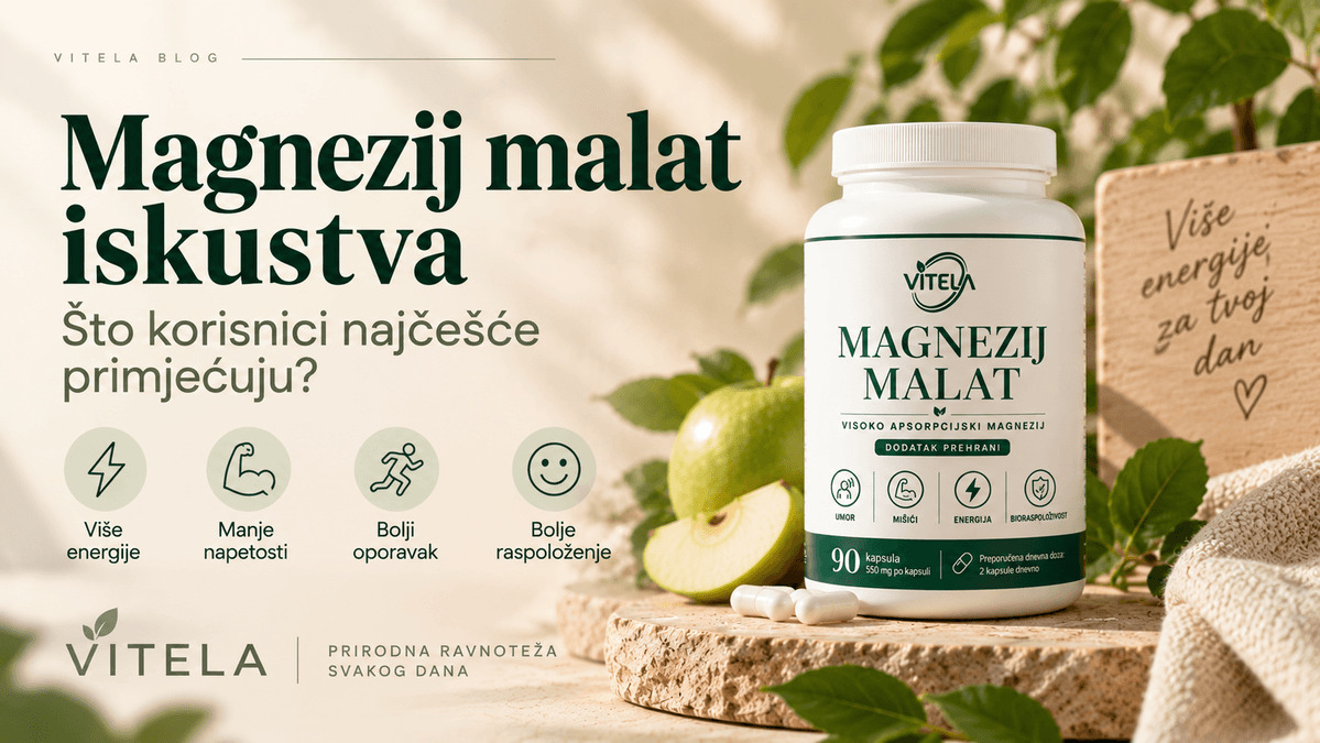 Magnezij malat iskustva za energiju, mišiće i oporavak