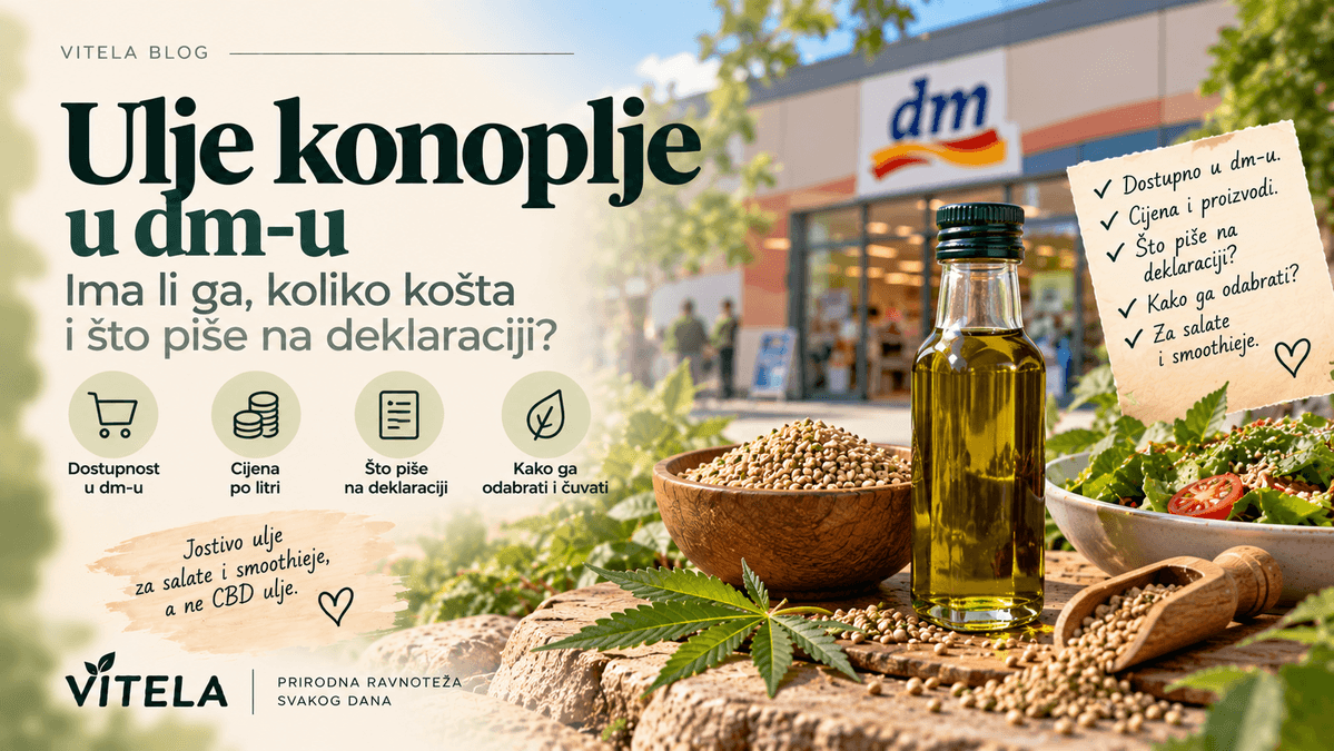 Ulje konoplje u dm-u – cijena, deklaracija i razlika od CBD ulja